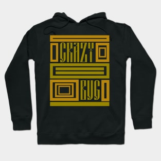 Lettering logo, calligraphy print Hoodie